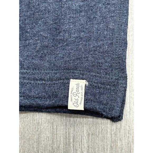NWOT Old Ranch Mens Ecoths 1/4 Zip Pullover Long Sleeve Fleece Lined Blue Size M - Picture 3 of 9